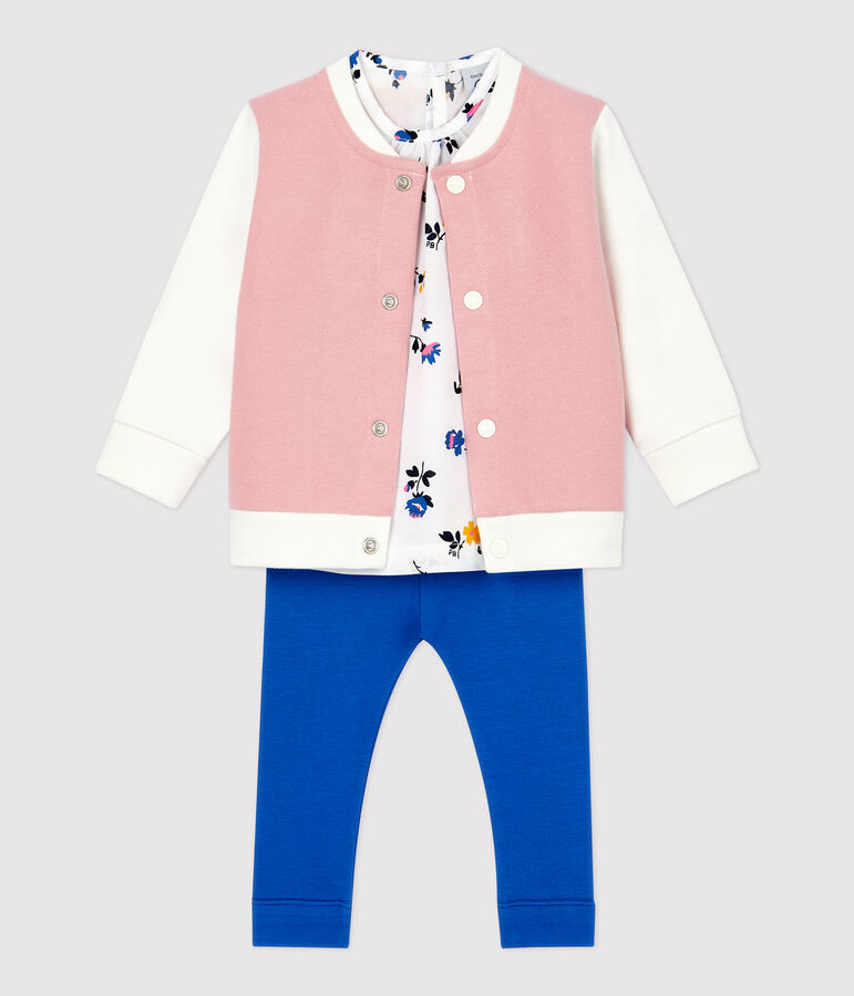 Ensemble trois pi&egrave;ces b&eacute;b&eacute;. variante 1